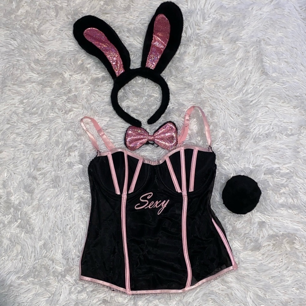 Victoria’s Secret SEXY sheer corset bustier - Picture 4 of 6
